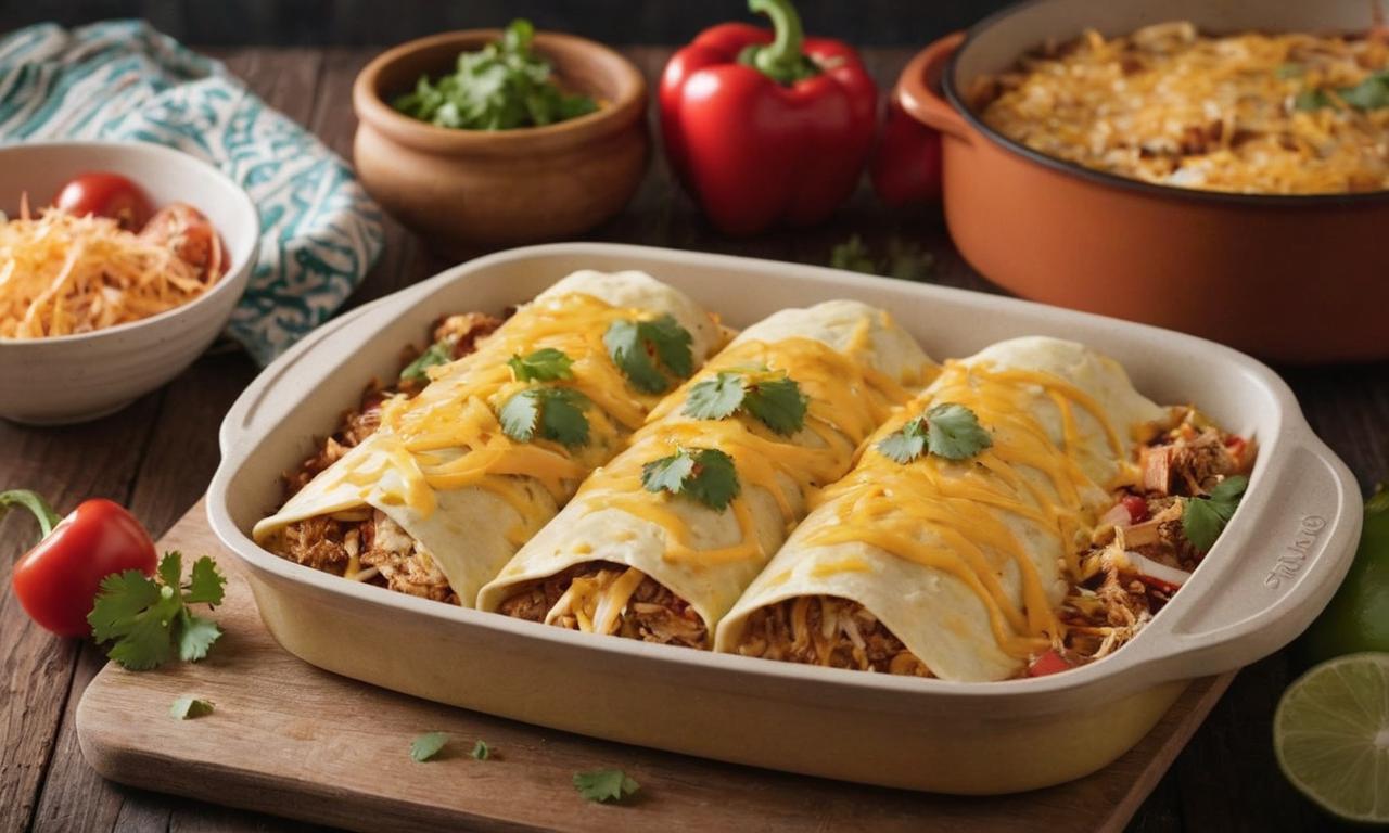 Enchiladas przepis: jak przygotować wyjątkowe danie z kurczakiem i serem